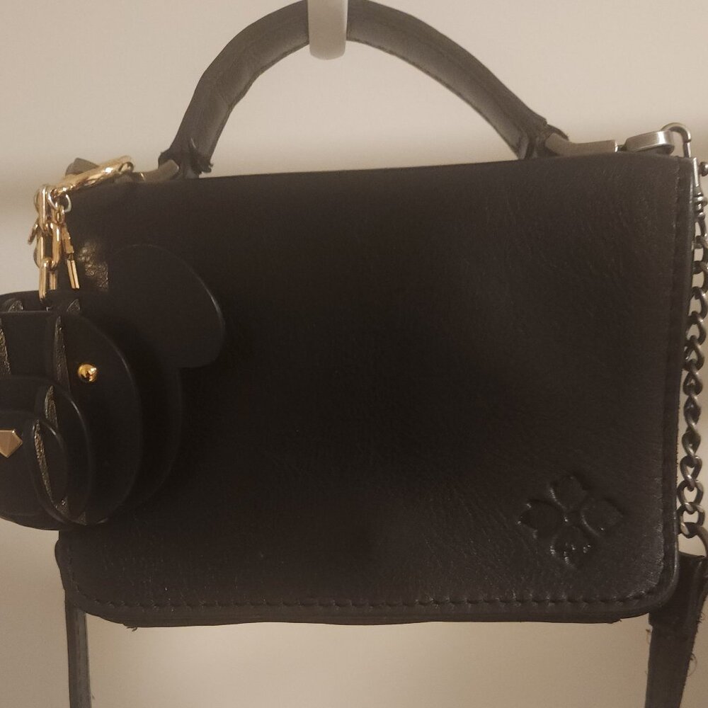 VERSATILE! Patricia Nash Leather Flap Crossbody SMALL Handbag GOOD CONDITION